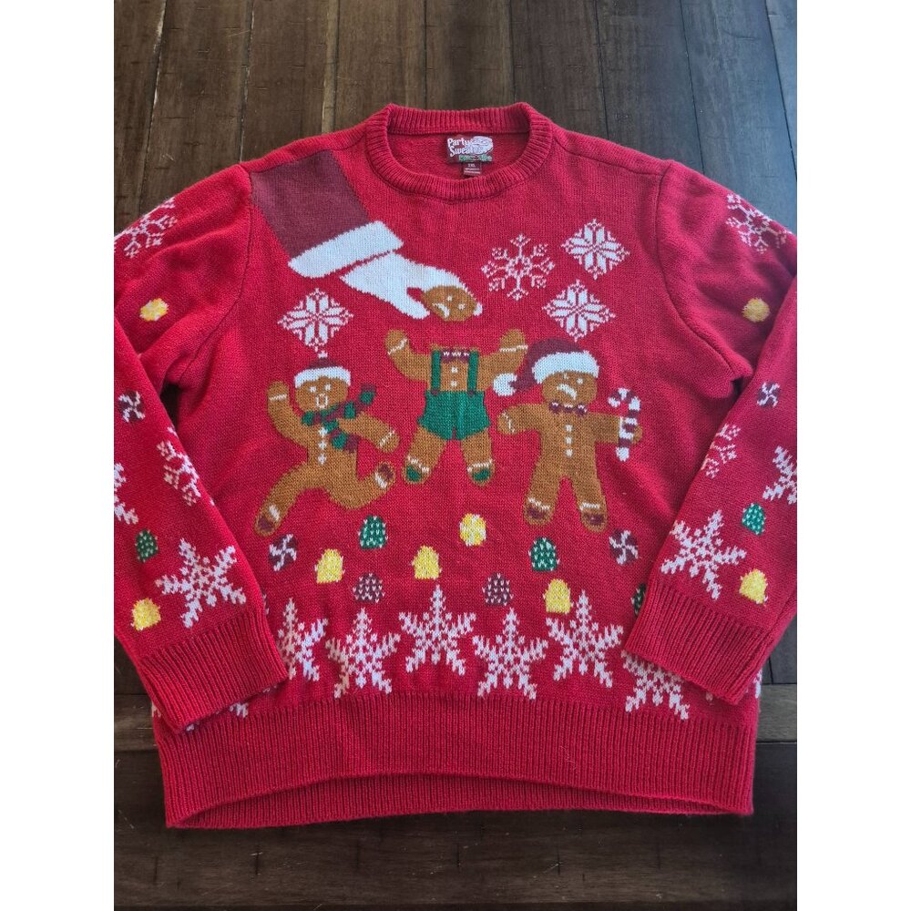 Party Sweater Red Christmas Ugly Sweater 2XL